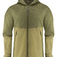 Northville Two-Tone Shell Jacket - Moss Green