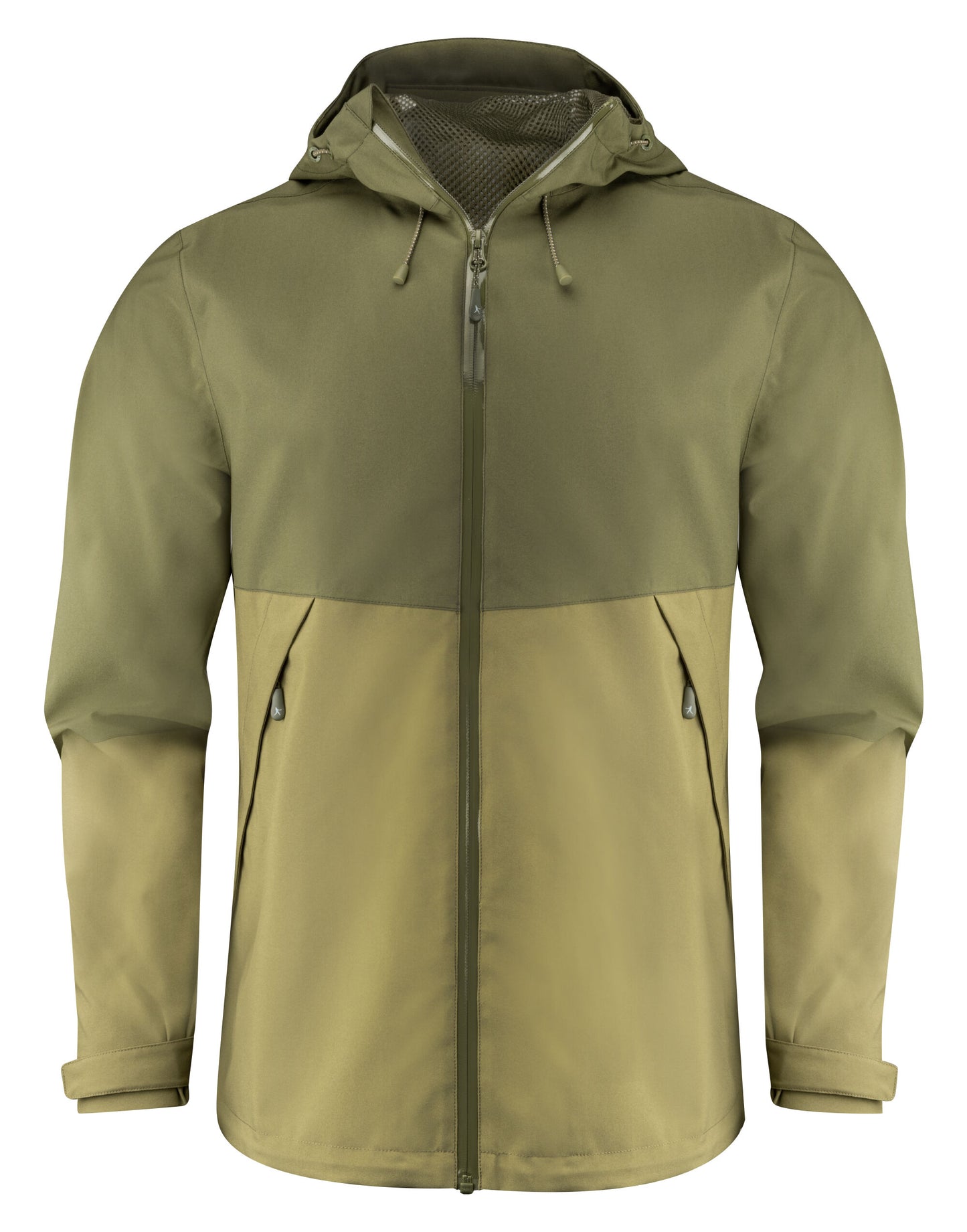 Northville Two-Tone Shell Jacket - Moss Green