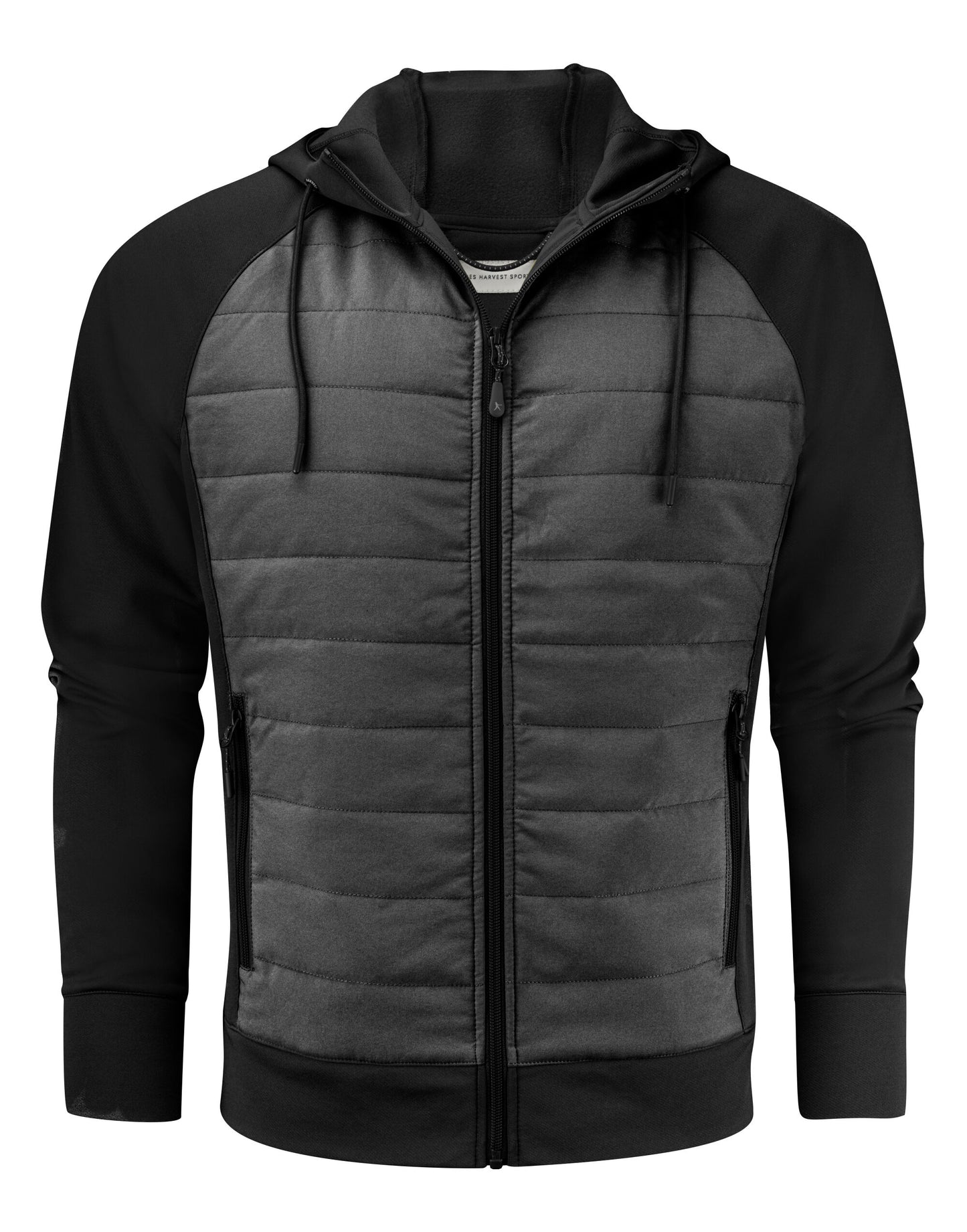 Keyport Full Zip Hooded Hybrid Jacket - Black