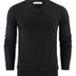 Ashland V-Neck Knit Sweat - Black