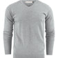 Ashland V-Neck Knit Sweat - Grey Melange