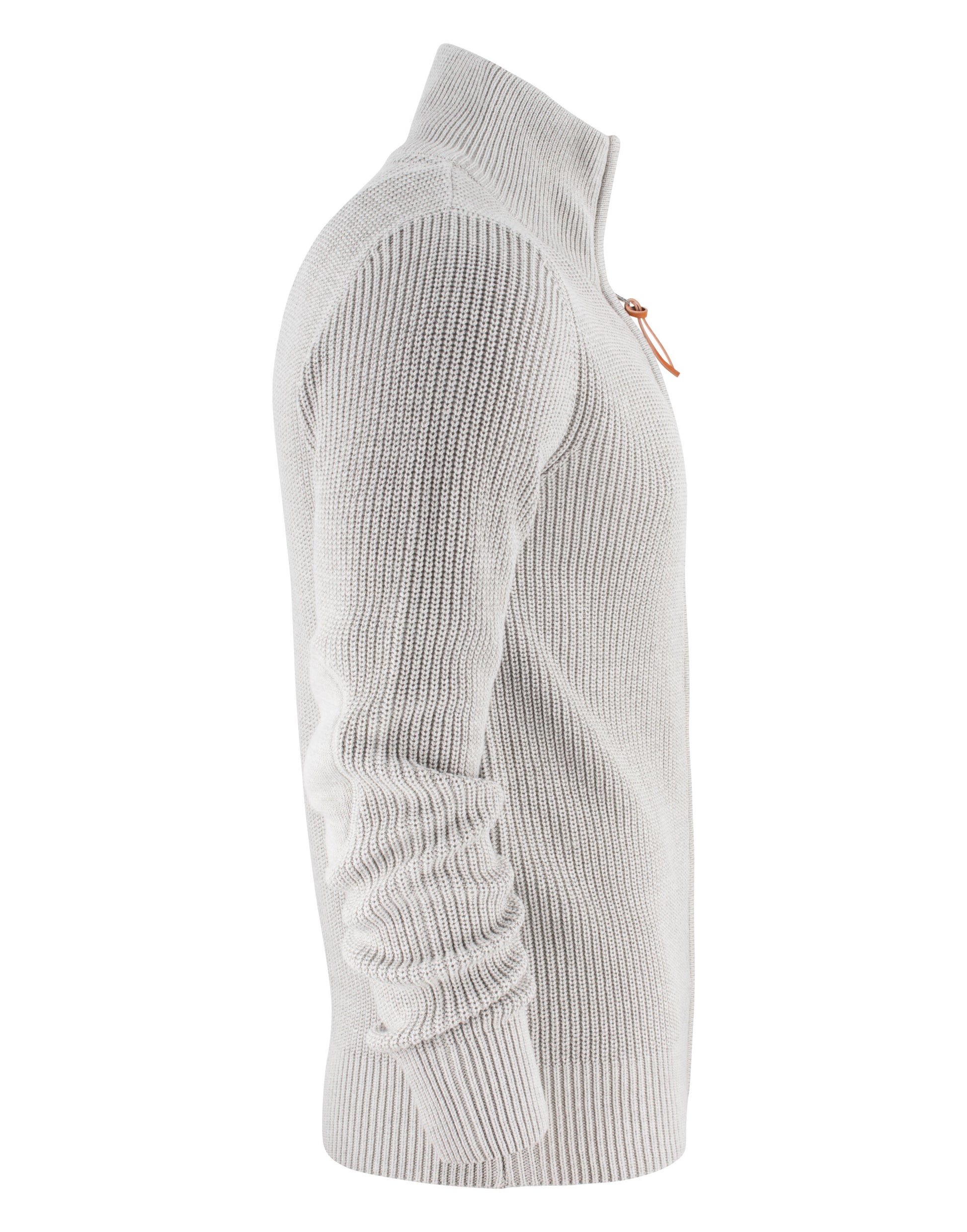 Brockway Knitted Cardigan - Grey Melange