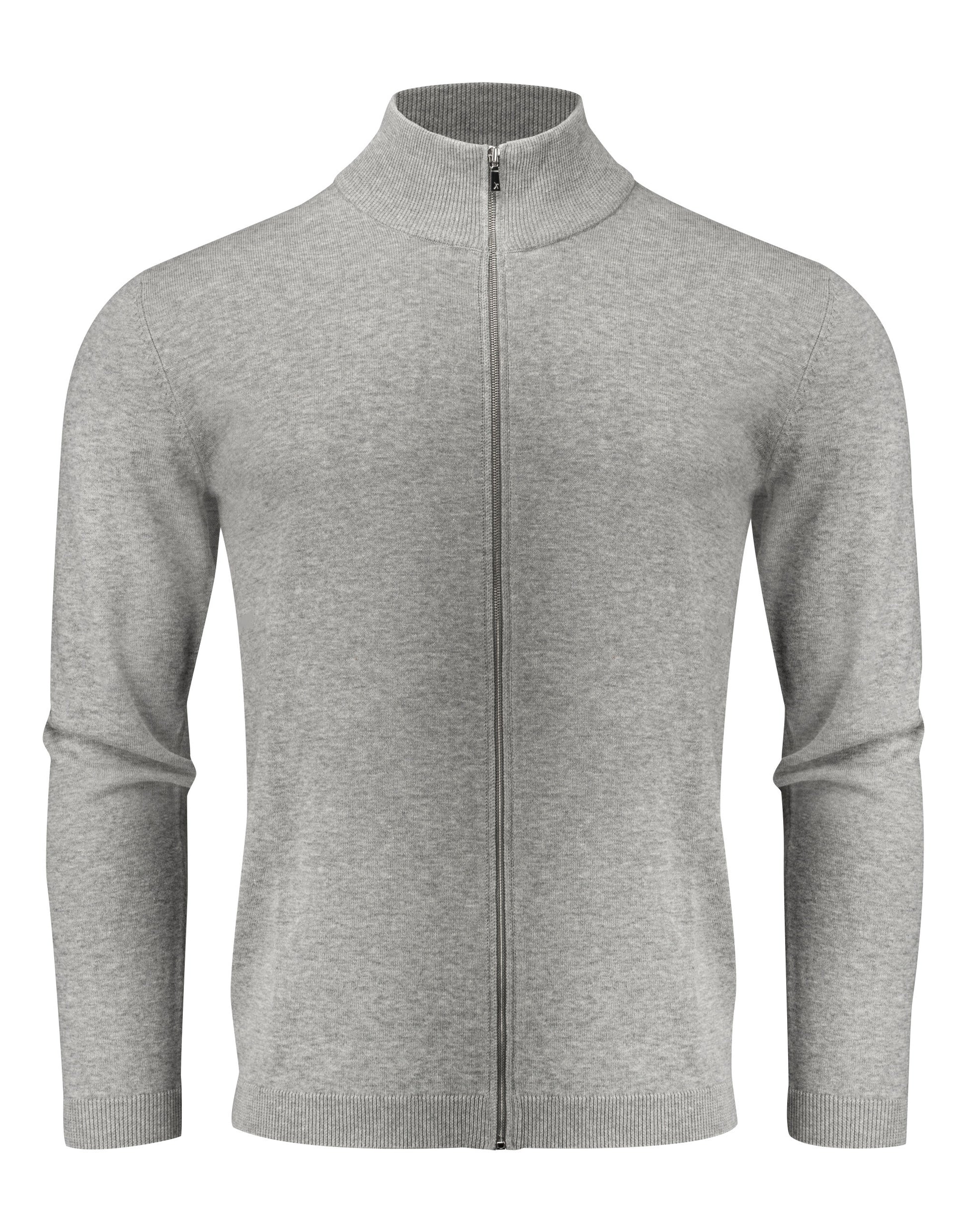 Ashland Knitted Cardigan - Grey Melange