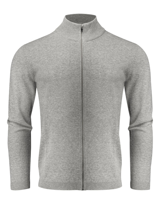 Ashland Knitted Cardigan - Grey Melange