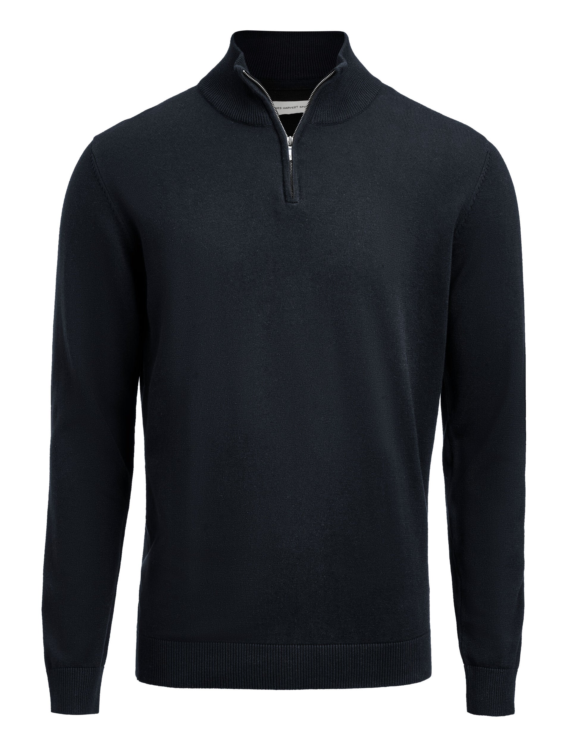 Ashland Unisex 1/2 Zip Knitted Sweater - Navy
