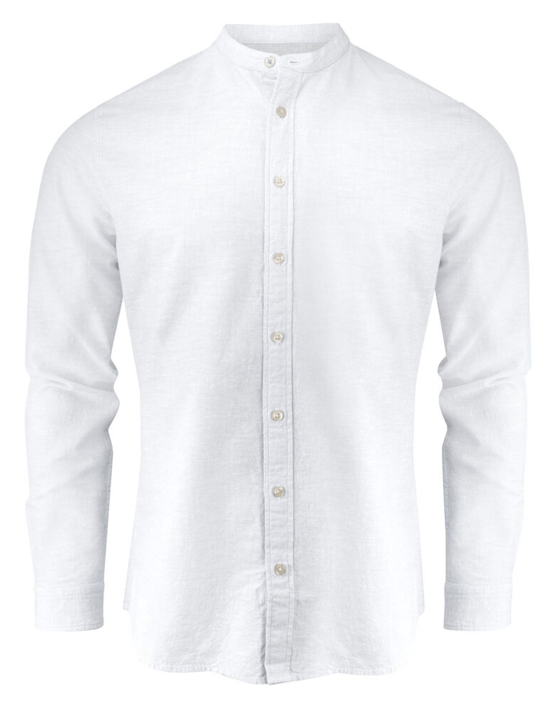 Townsend Linen-Blend Shirt - White