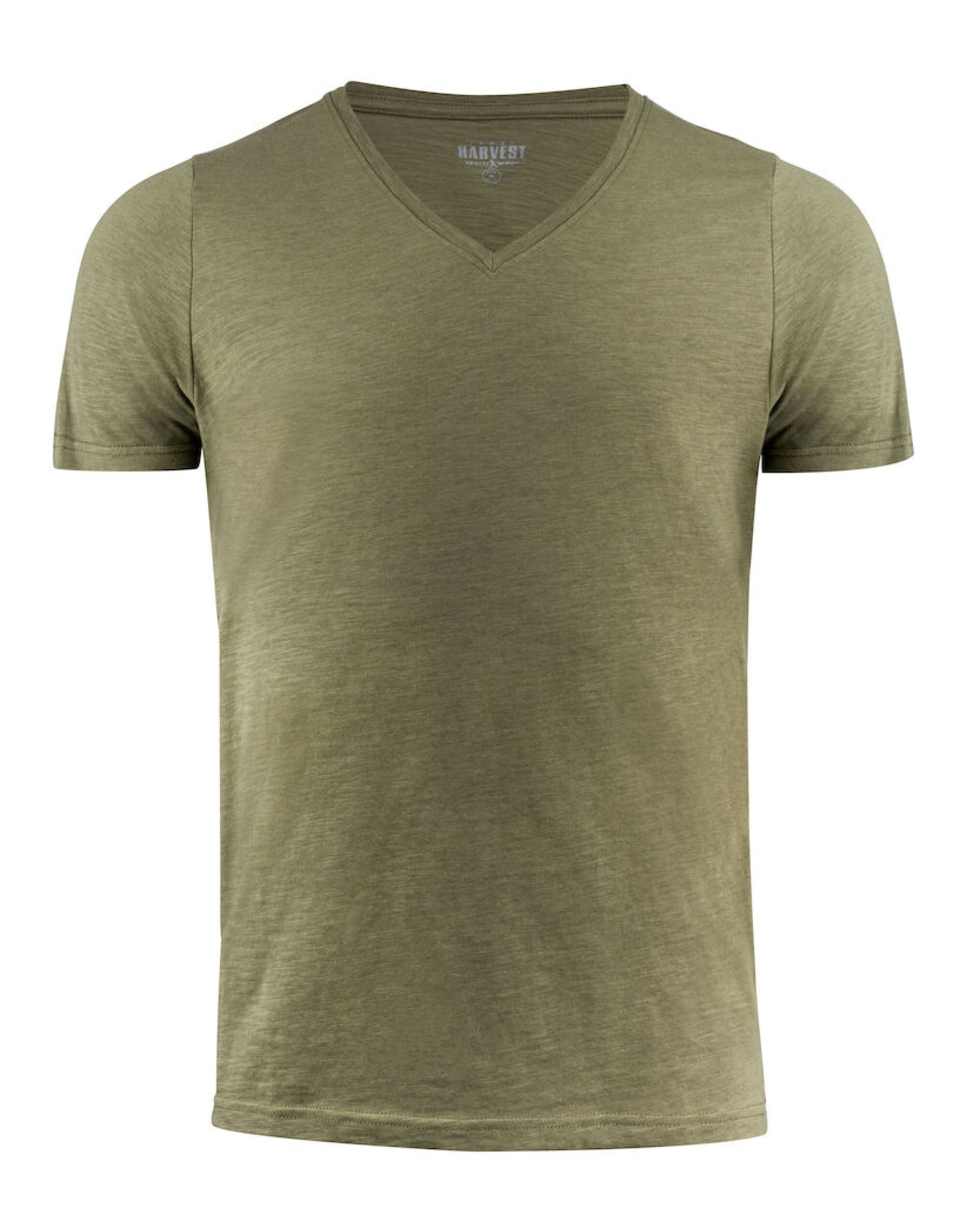 Whailford V-Neck T-Shirt - Moss Green