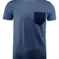 Portwillow Pocket T-Shirt - Dark Blue Melange