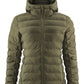 Ladies Woodlake Heights Padded Jacket - Moss Green