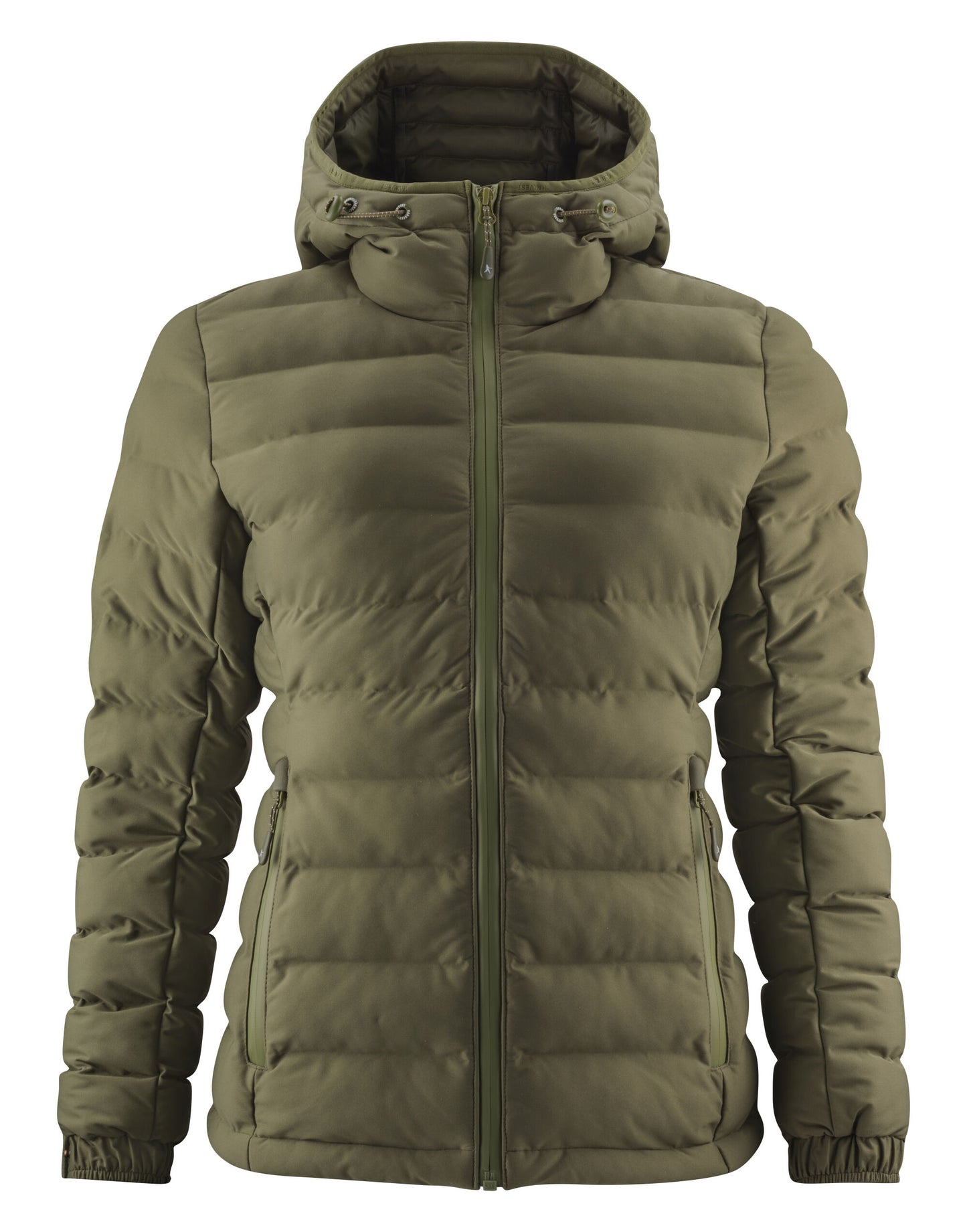 Ladies Woodlake Heights Padded Jacket - Moss Green