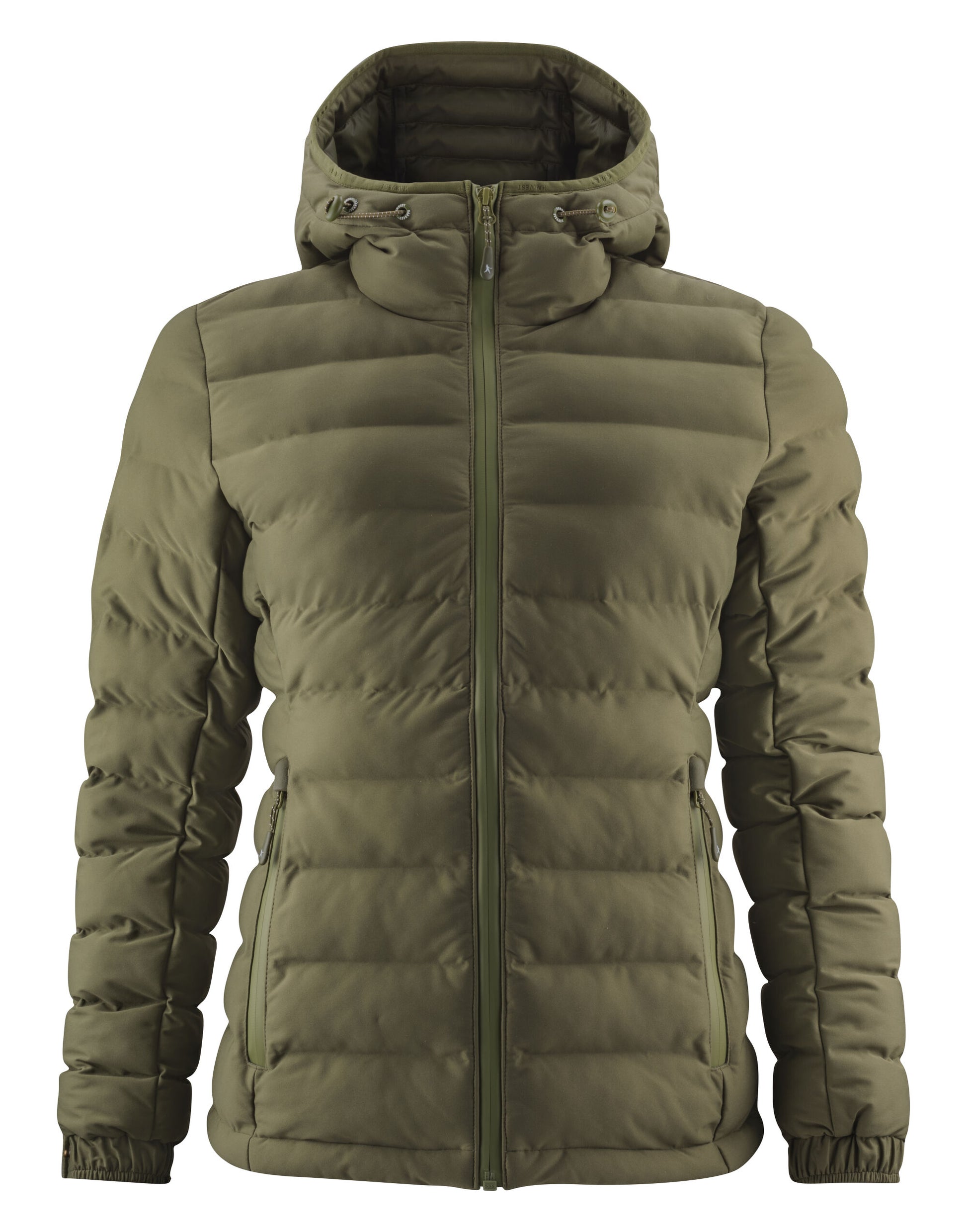 Ladies Woodlake Heights Padded Jacket - Moss Green