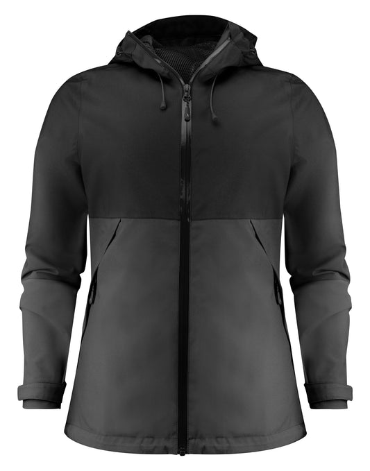 Ladies Northville Two-Tone Shell Jacket - Black