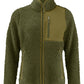 Ladies Kingsley Sherpa Full Zip Fleece - Moss Green