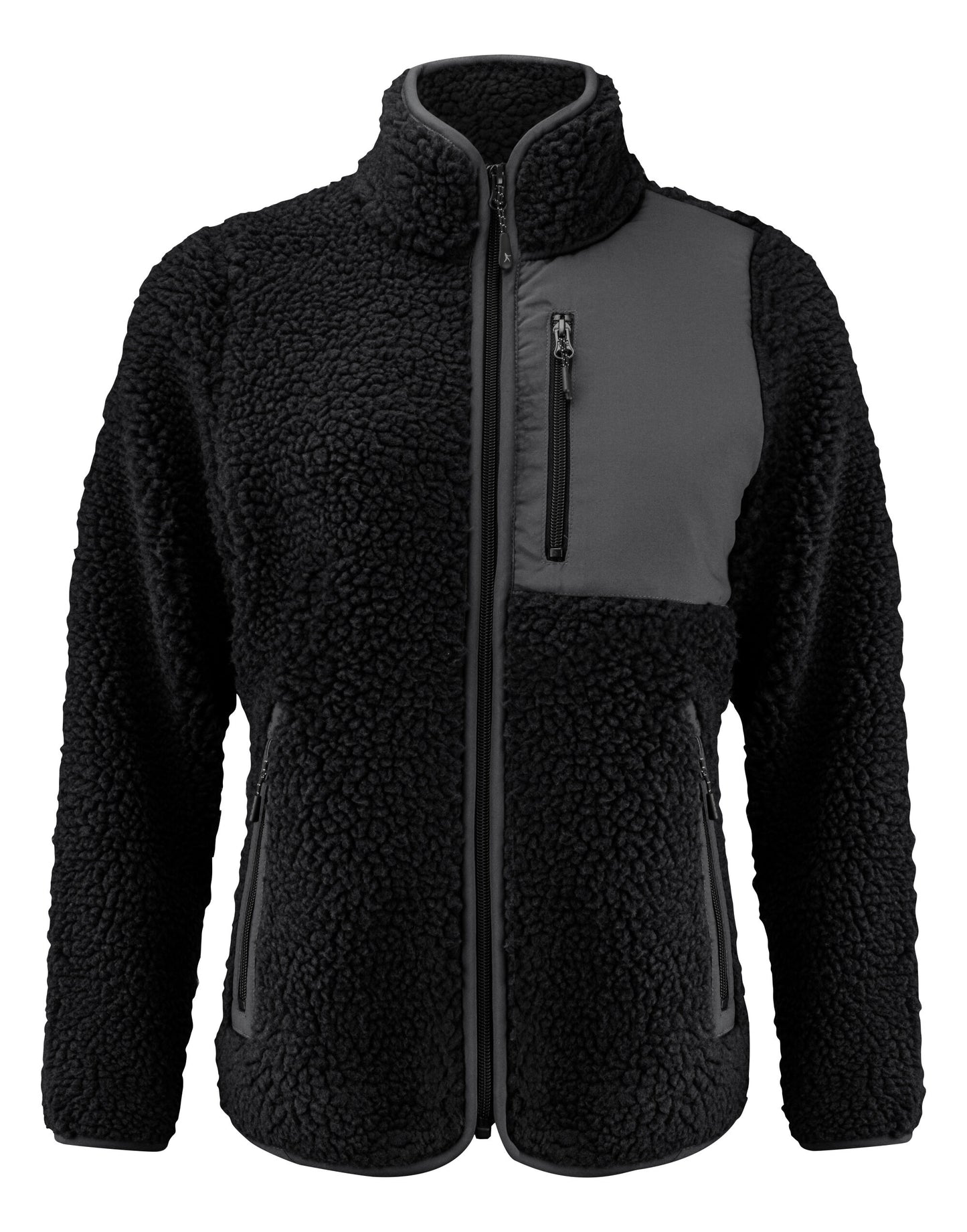Ladies Kingsley Sherpa Full Zip Fleece - Black