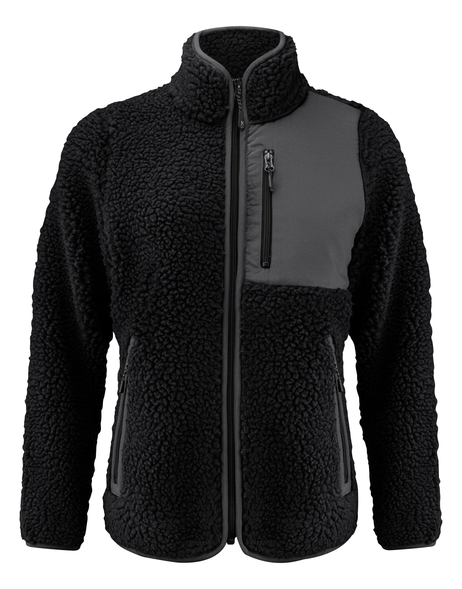Ladies Kingsley Sherpa Full Zip Fleece - Black