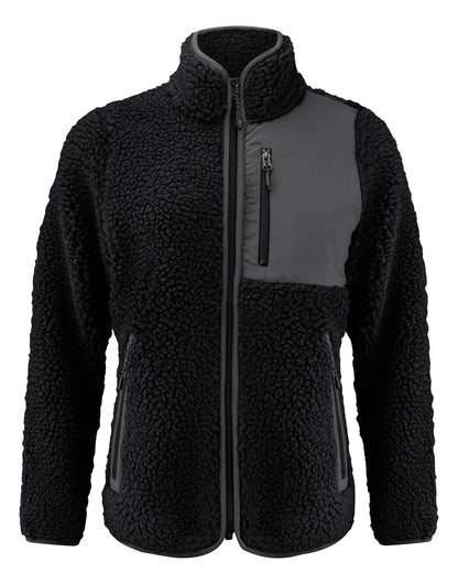 Ladies Kingsley Sherpa Full Zip Fleece - Black