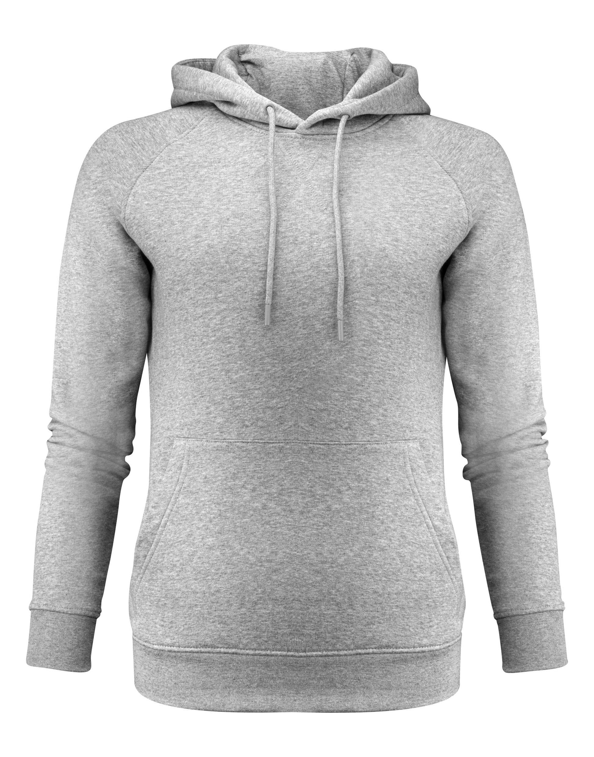 Ladies Hardin Heights Hooded Sweatshirt - Grey Melange