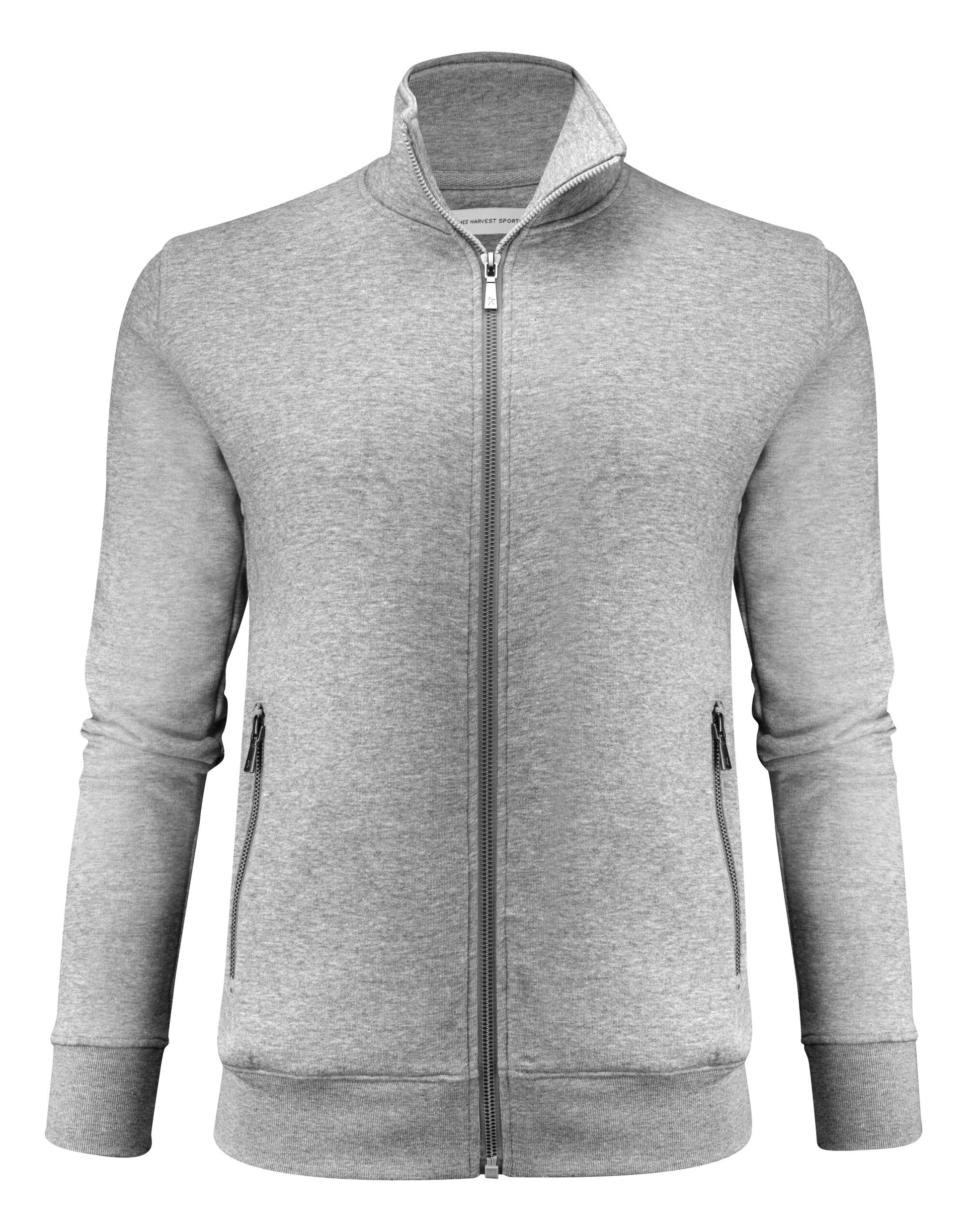 Ladies Melville Heights Full Zip Sweater - Grey Melange