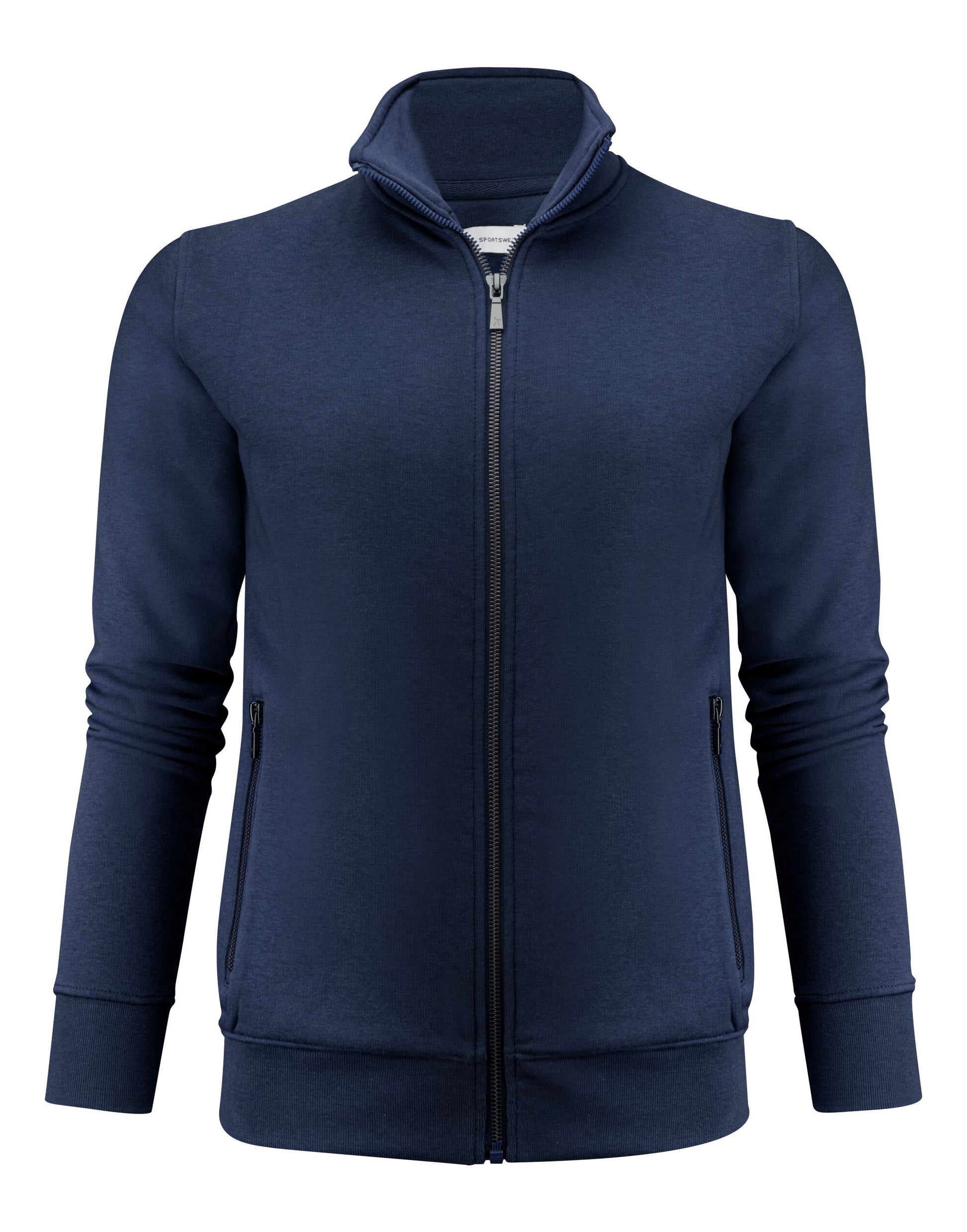 Ladies Melville Heights Full Zip Sweater - Navy