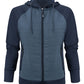 Ladies Keyport Full Zip Hooded Hybrid Jacket - Navy