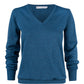 Ladies Westmore V Jumper - Petrol Melange