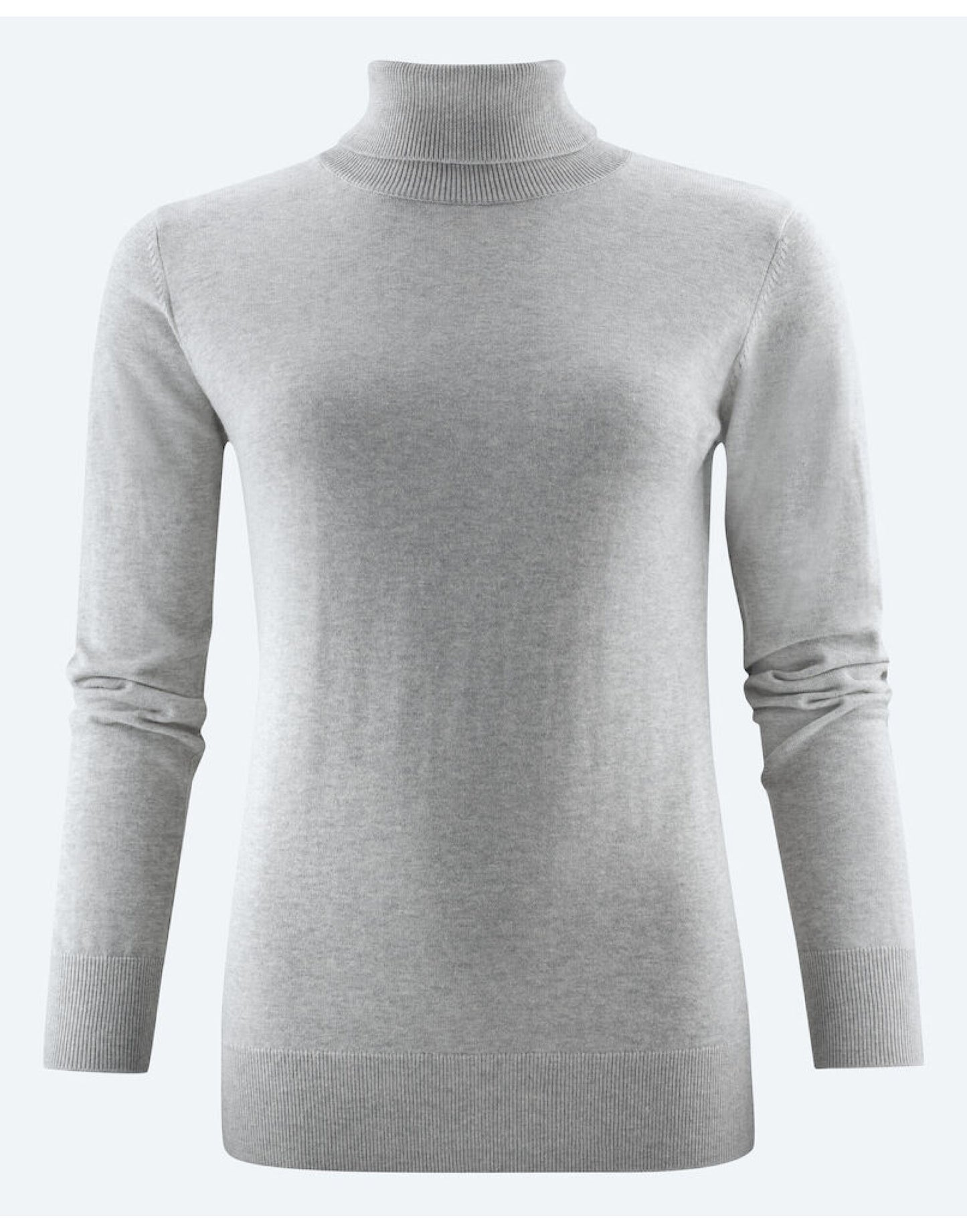 Ashland Ladies Turtle Neck - Grey Melange