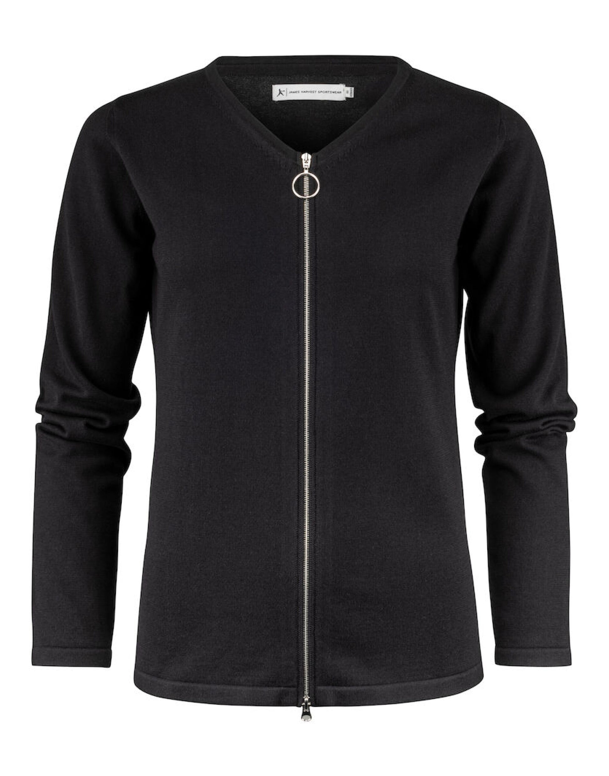 Ladies Knitted Cardigan - Black