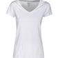 Whailford V-Neck Ladies T - White
