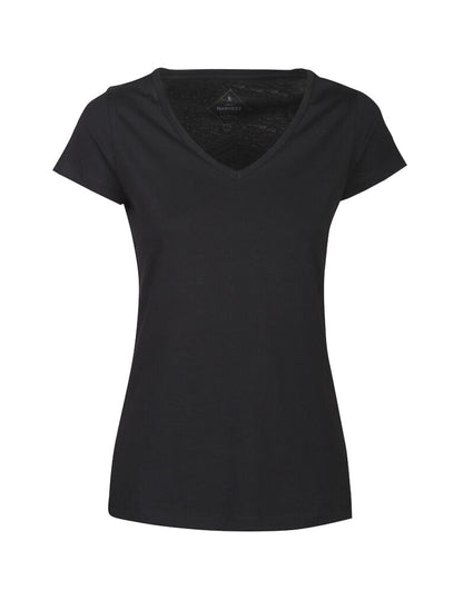 Whailford V-Neck Ladies T - Black