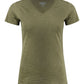 Whailford V-Neck Ladies T - Moss Green