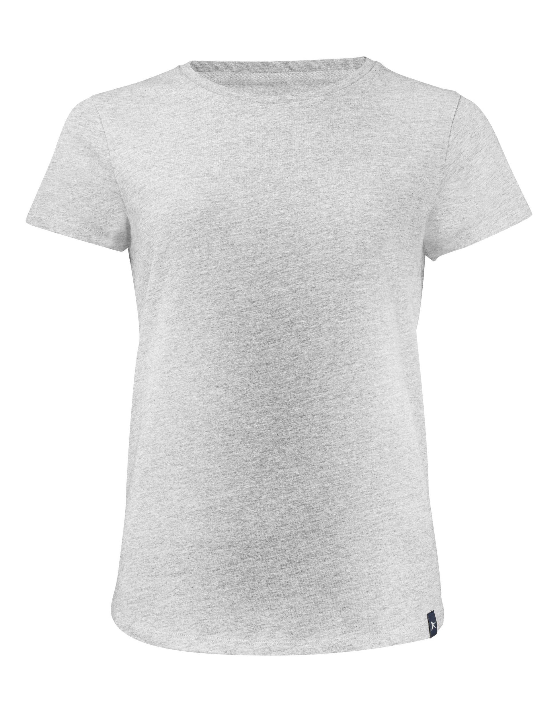 Ladies American U T-Shirt - Grey Melange