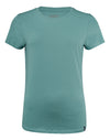 Ladies American U T-Shirt - Aloe Green