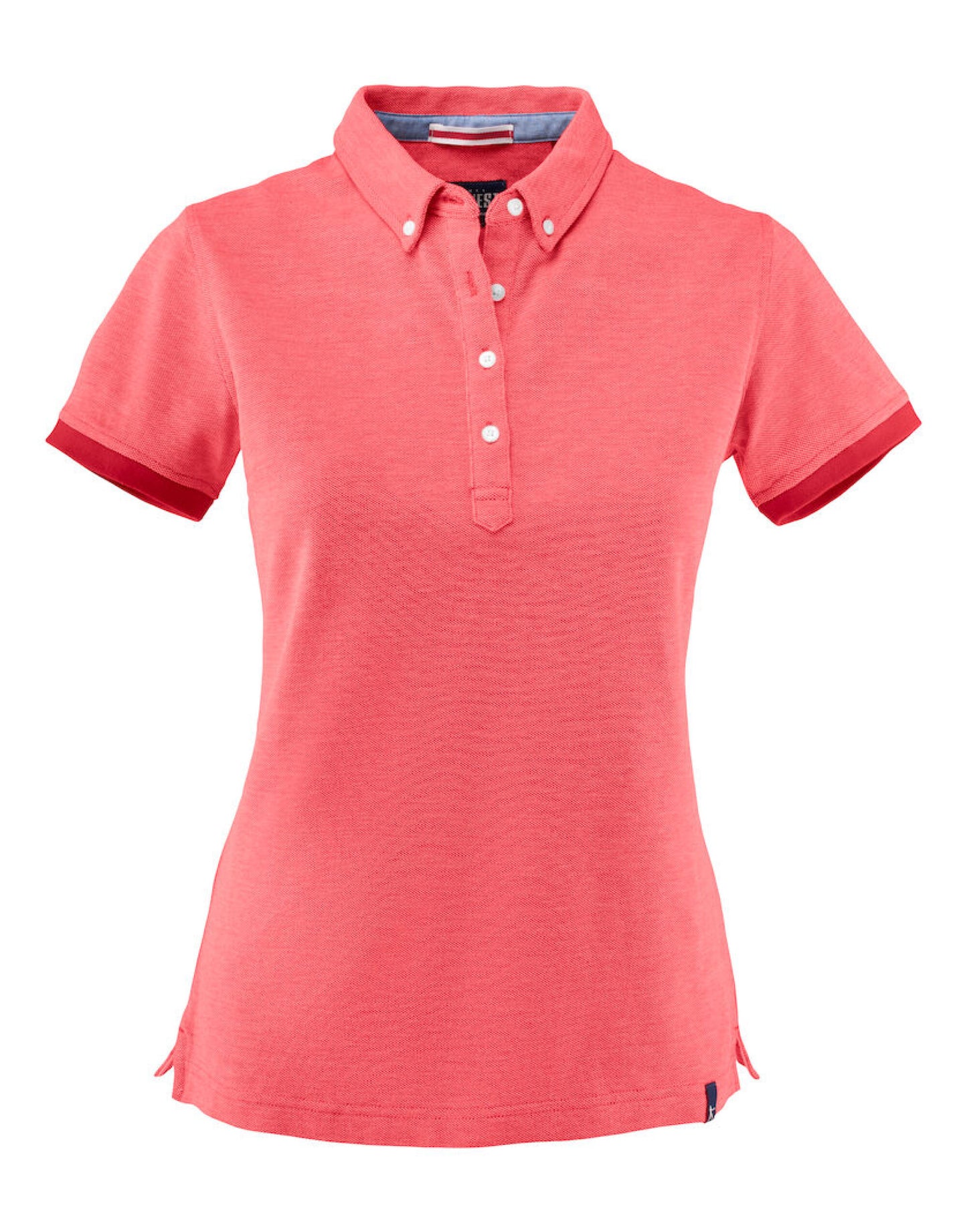 Larkford Ladies Pique Polo - Red Melange