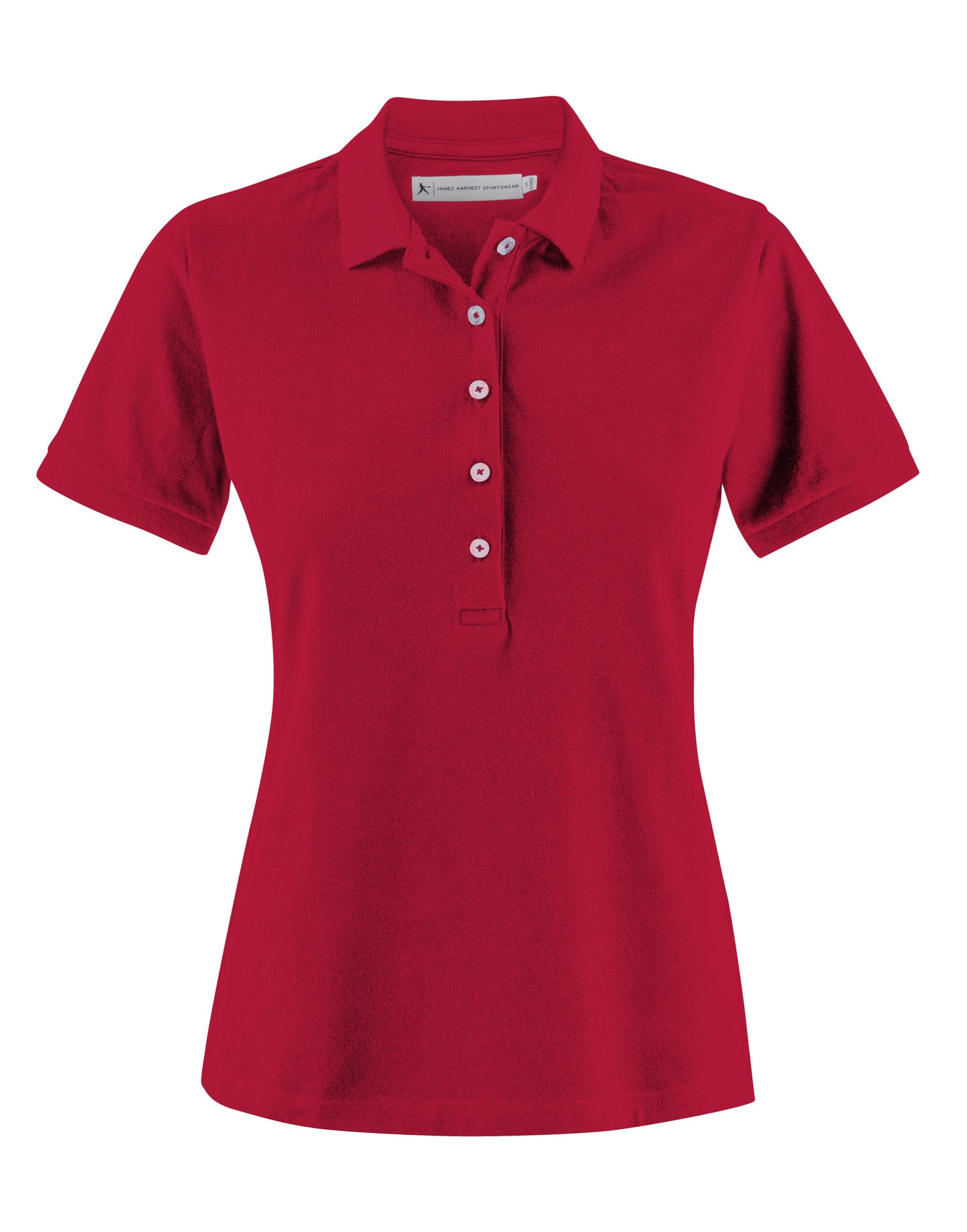 Ladies Sunset Pique Polo - Red