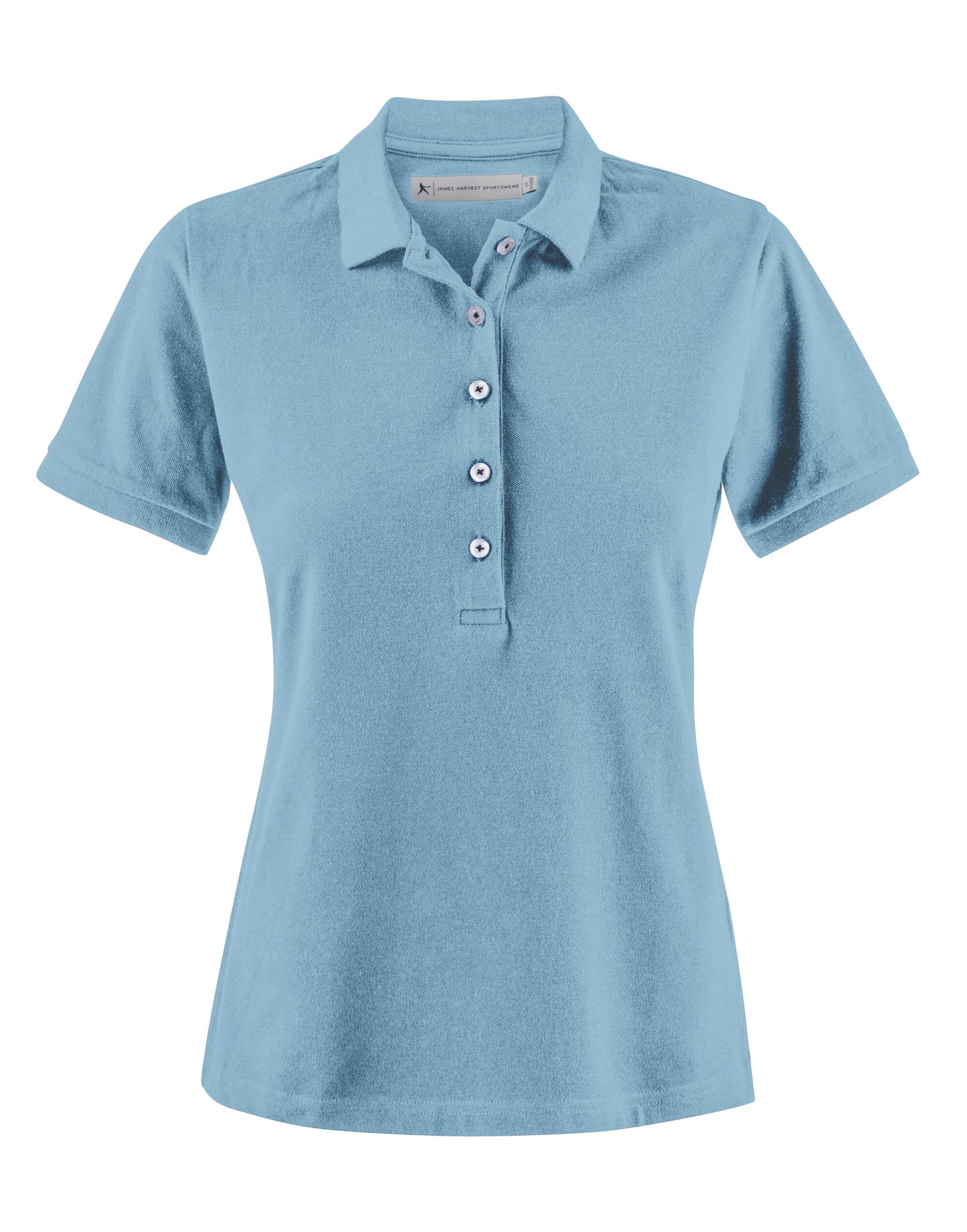 Ladies Sunset Pique Polo - Light Turquoise