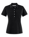 Ladies Sunset Pique Polo - Black