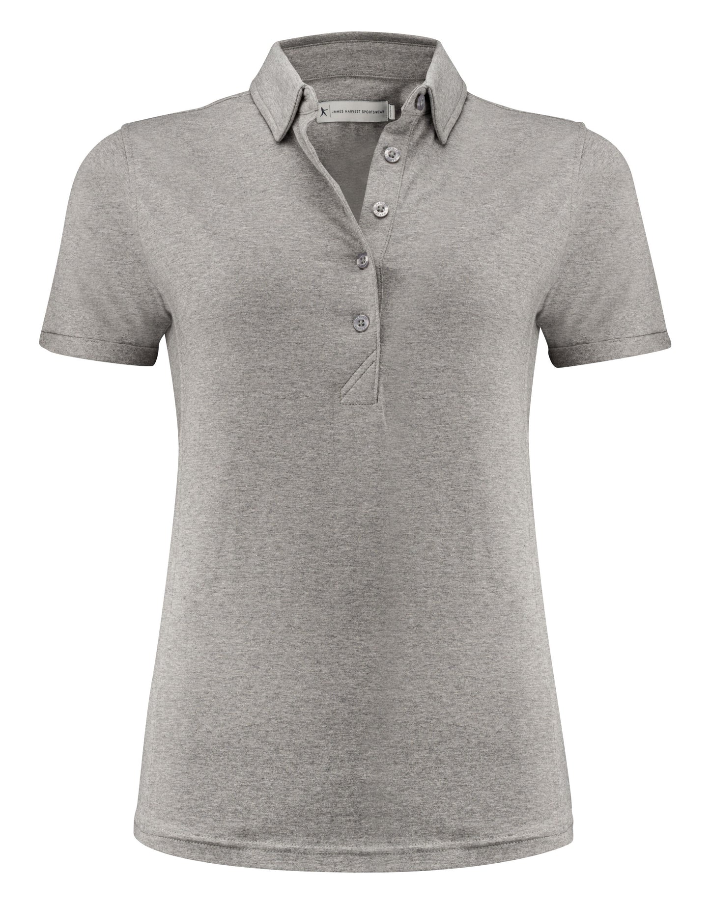 Ladies American Supreme Polo - Grey Melange