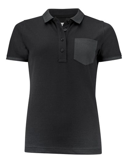 Ladies Pinedale Piqué Polo - Black
