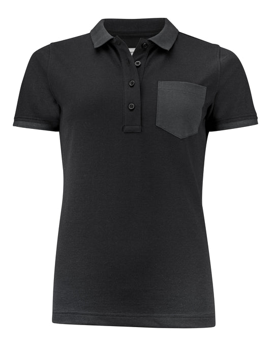 Ladies Pinedale Piqué Polo - Black
