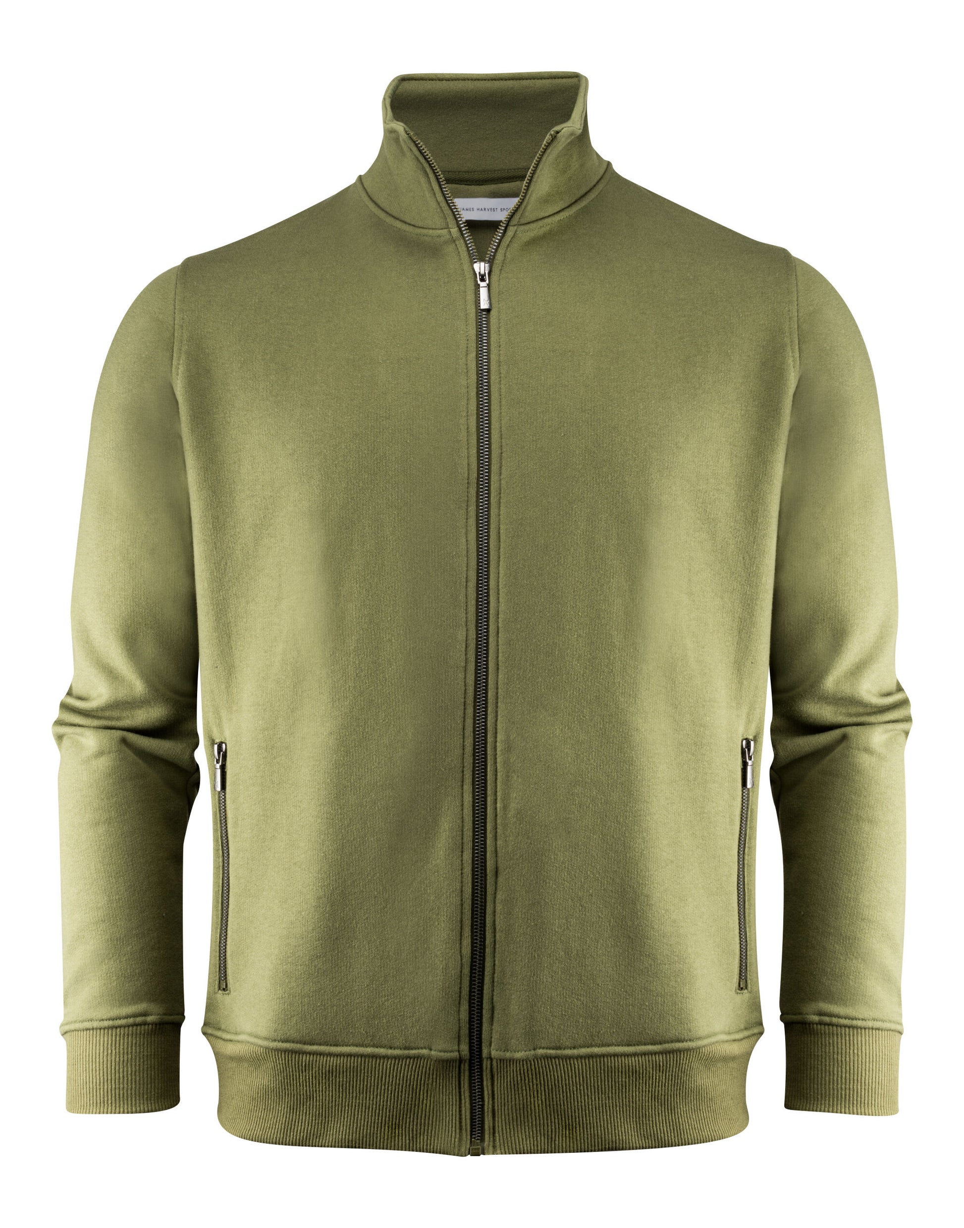 Melville Heights Full Zip Sweater - Moss Green