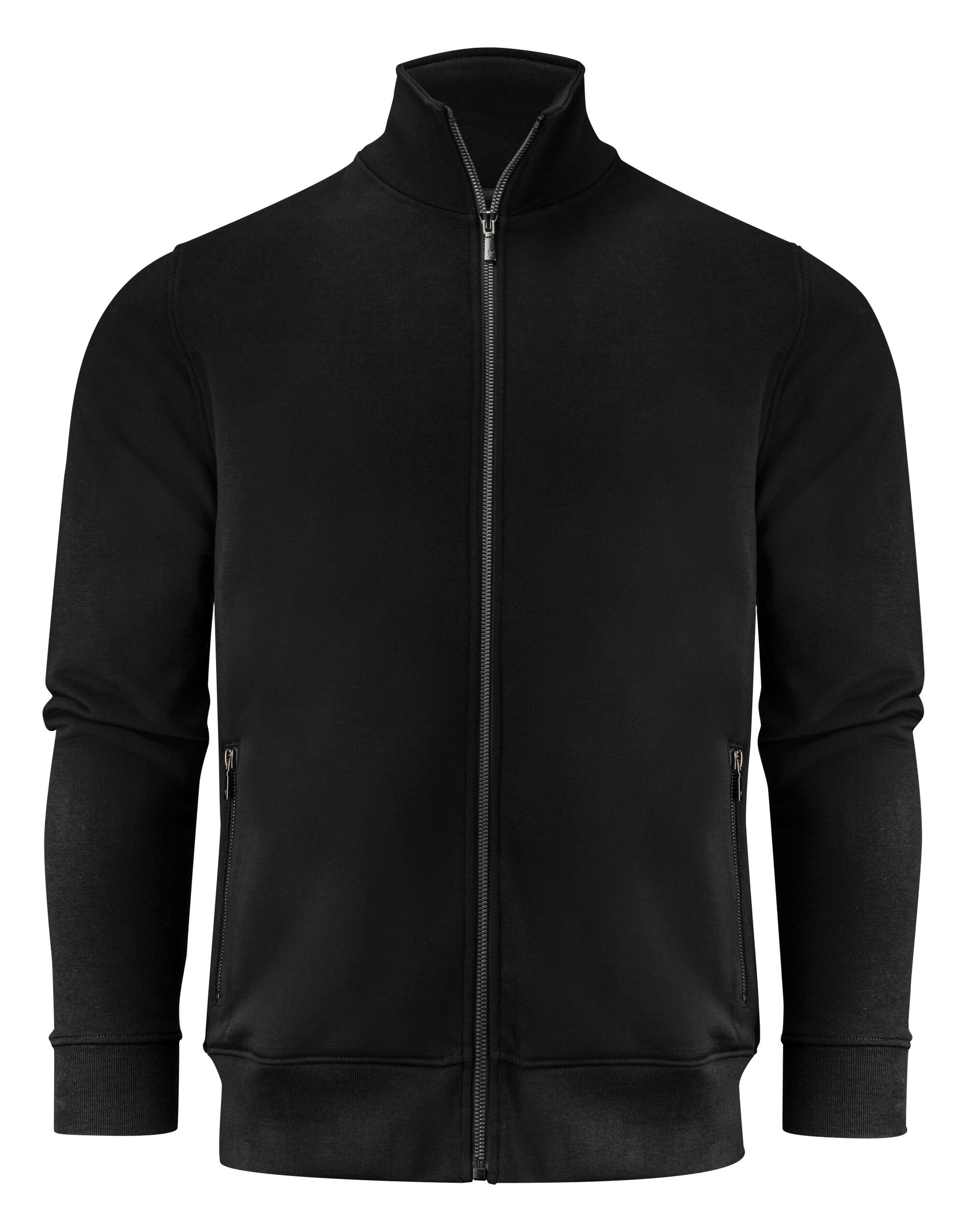 Melville Heights Full Zip Sweater - Black