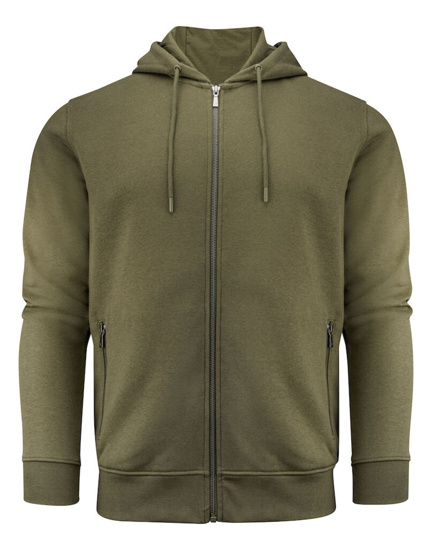 Westwood Heights Zip Hood - Moss Green