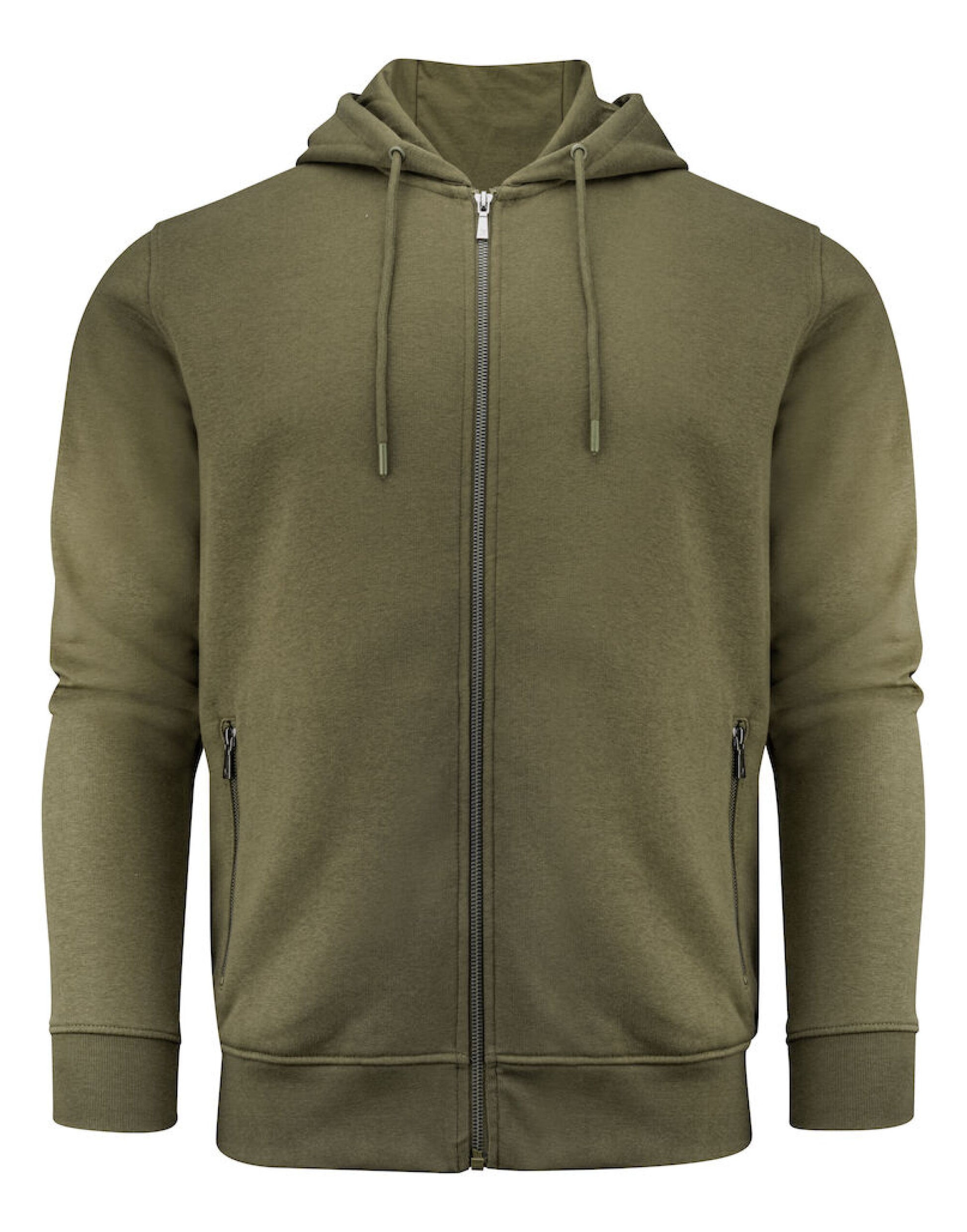 Westwood Heights Zip Hood - Moss Green