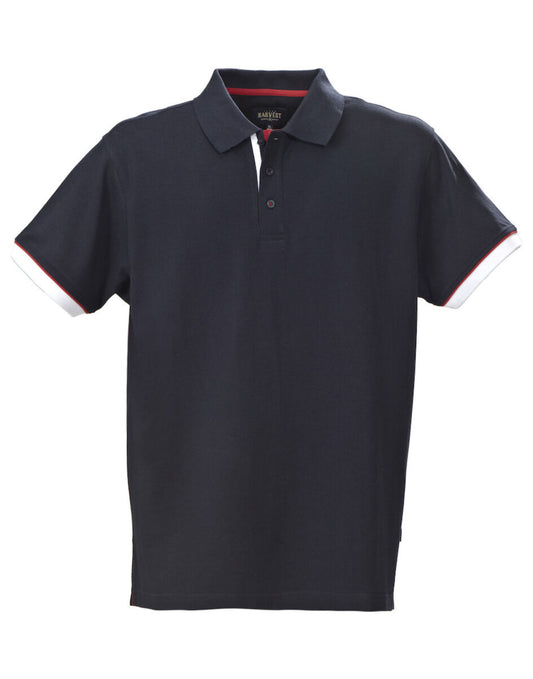 Anderson Pique Polo - Navy