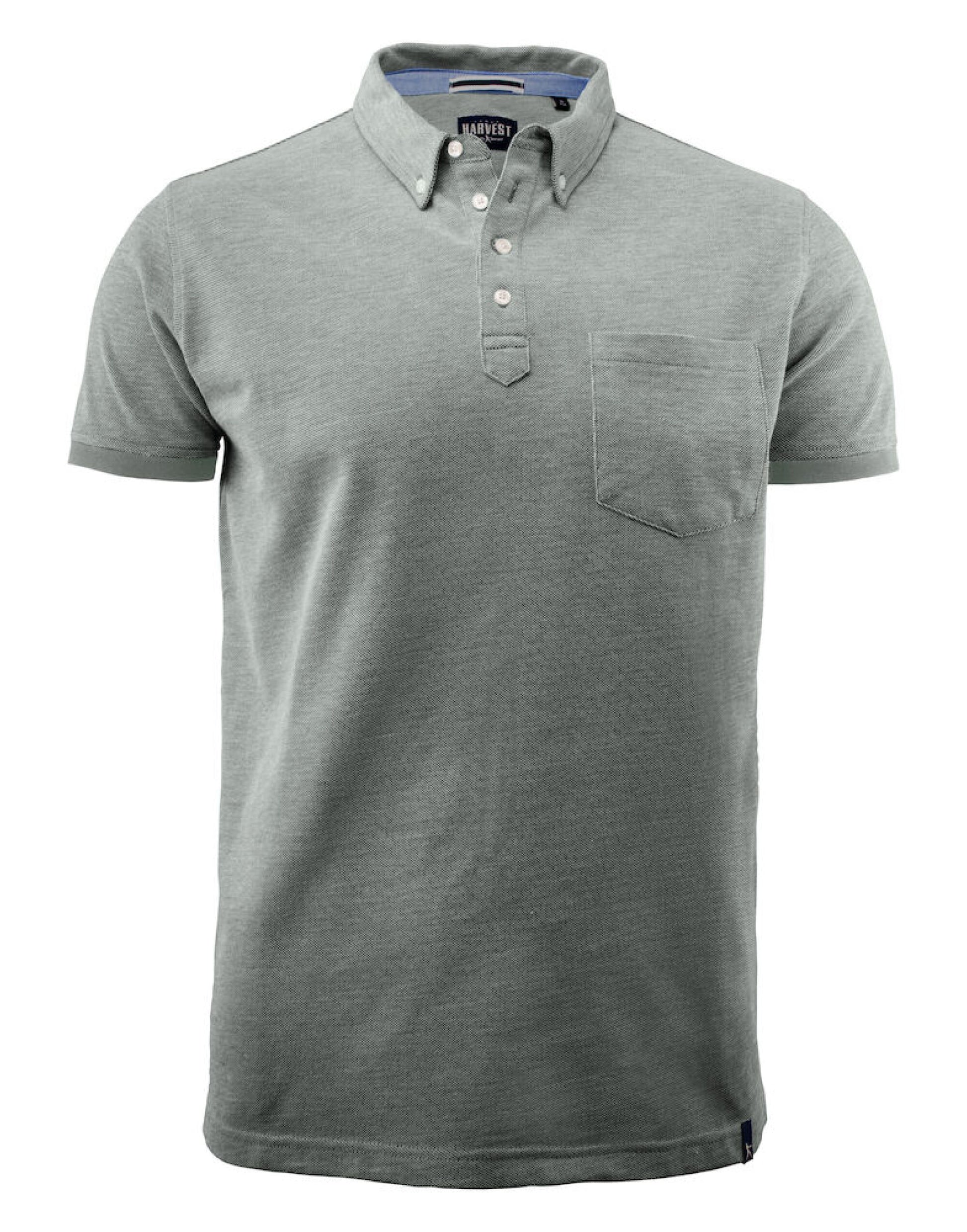 Larkford Pique Polo Shirt - Grey Melange