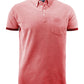 Larkford Pique Polo Shirt - Red Melange