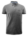 Larkford Pique Polo Shirt - Black Melange