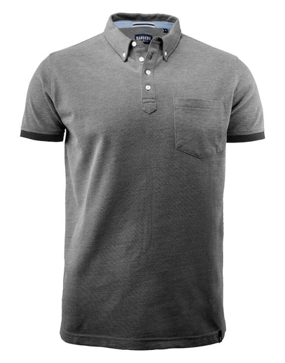Larkford Pique Polo Shirt - Black Melange