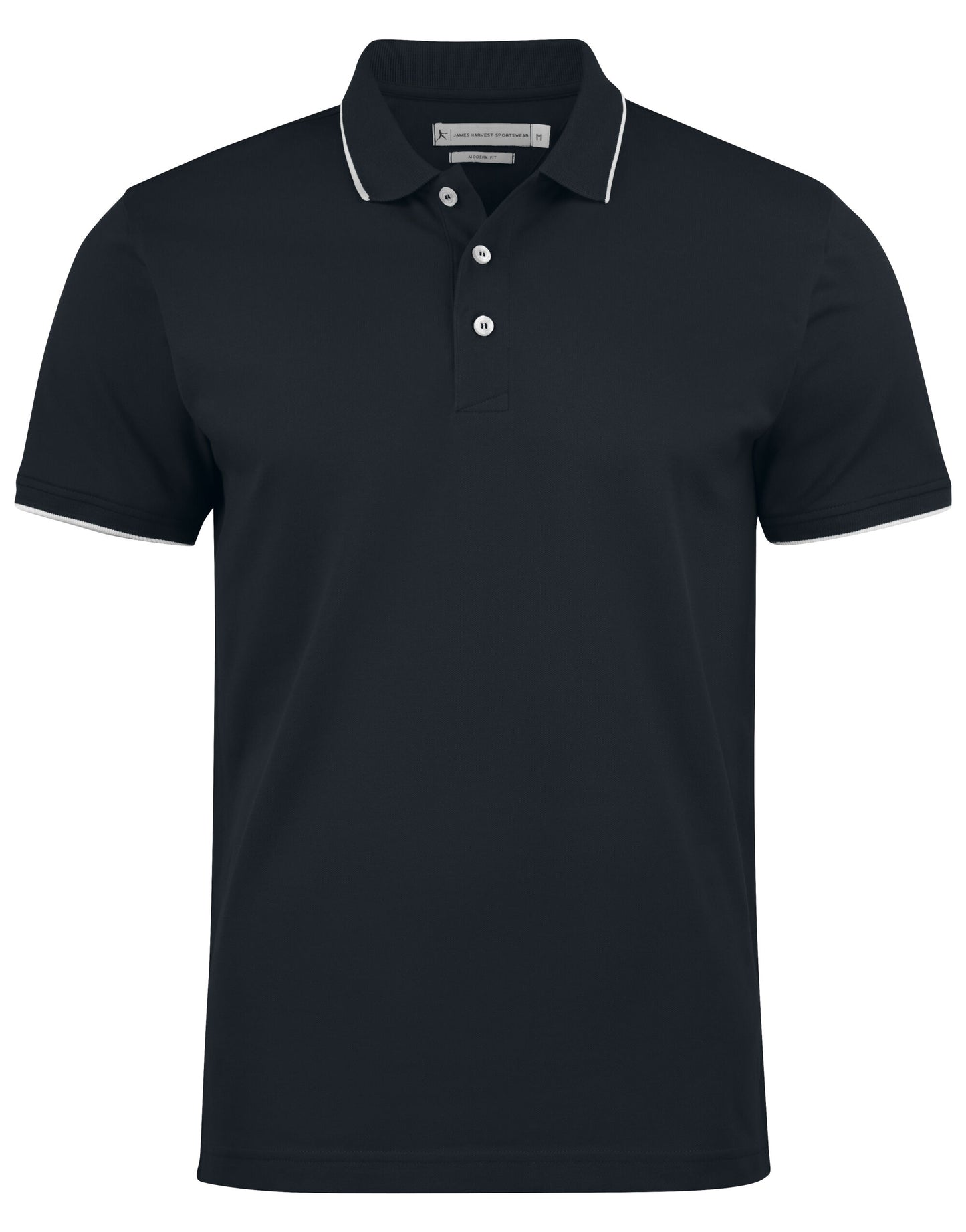 Greenville Modern Polo - Black