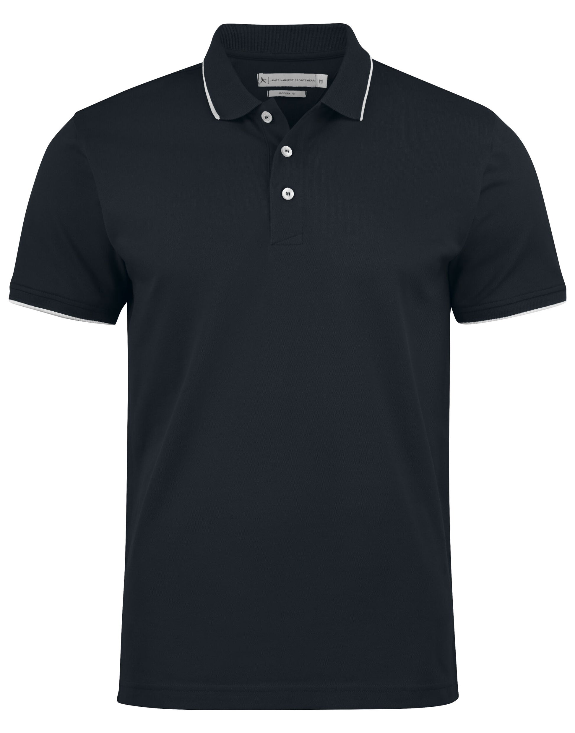 Greenville Modern Polo - Black